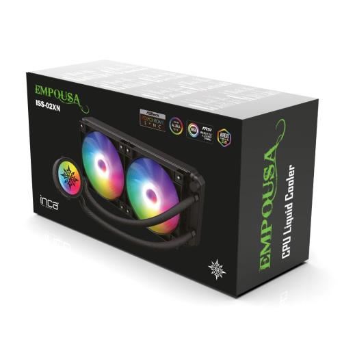 INCA EMPOUSA ISS-02XN 2X120 240 ARGB Kumandalı AM5+1700P CPU SIVI SOĞUTMA - İşlemci Soğutucuları ürünleri tekmarshop.com'da